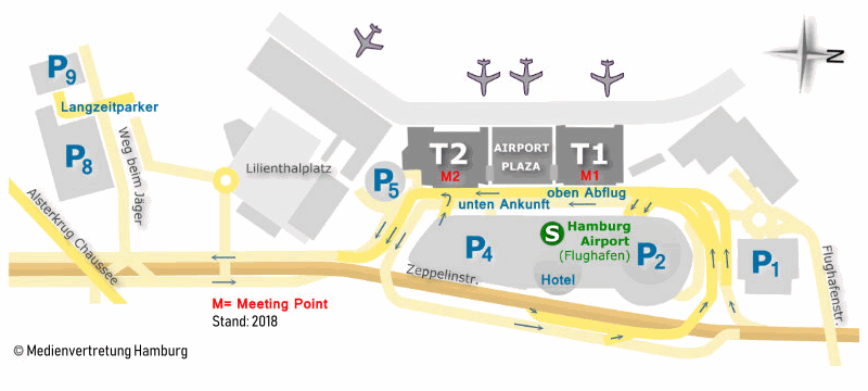 Flughafentansfer vom Airport Hamburg (HAM)